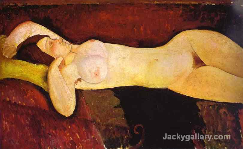 Le grand Nu (The great nude) by Amedeo Modigliani paintings reproduction